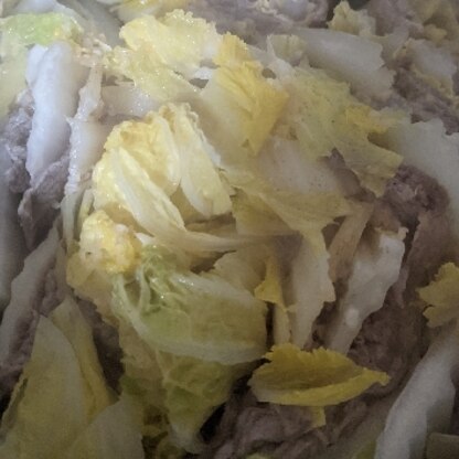 ミルフィーユ鍋、おいしいですね◎安くて買いすぎた白菜を美味しく調理できましたー！